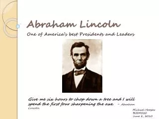 Abraham Lincoln