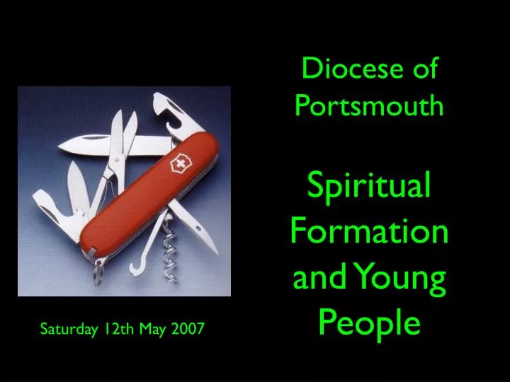 diocese of portsmouth spiritual formation and young people