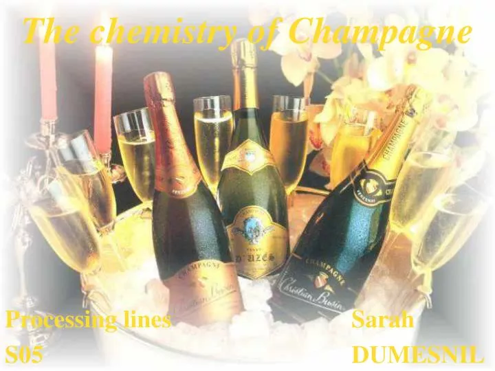 the chemistry of champagne