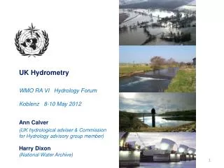 Ann Calver (UK hydrological adviser &amp; Commission for Hydrology advisory group member)