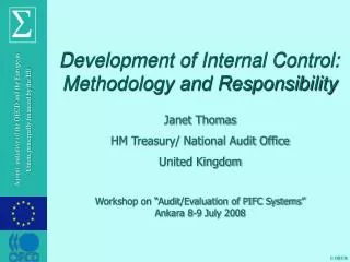 Development of Internal Control: Methodology and Responsibility