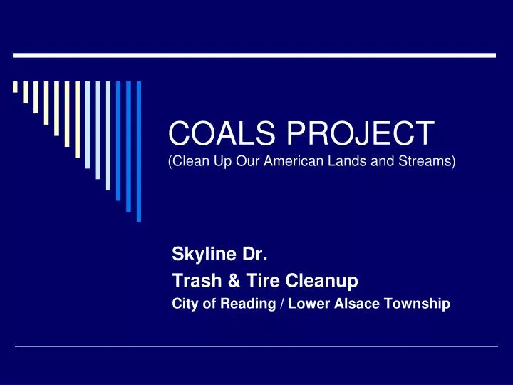 coals project clean up our american lands and streams