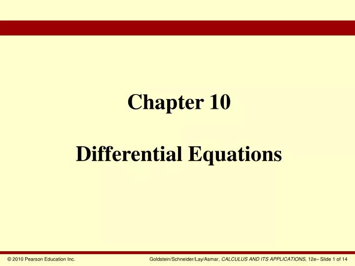 chapter 10 differential equations