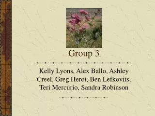 Group 3