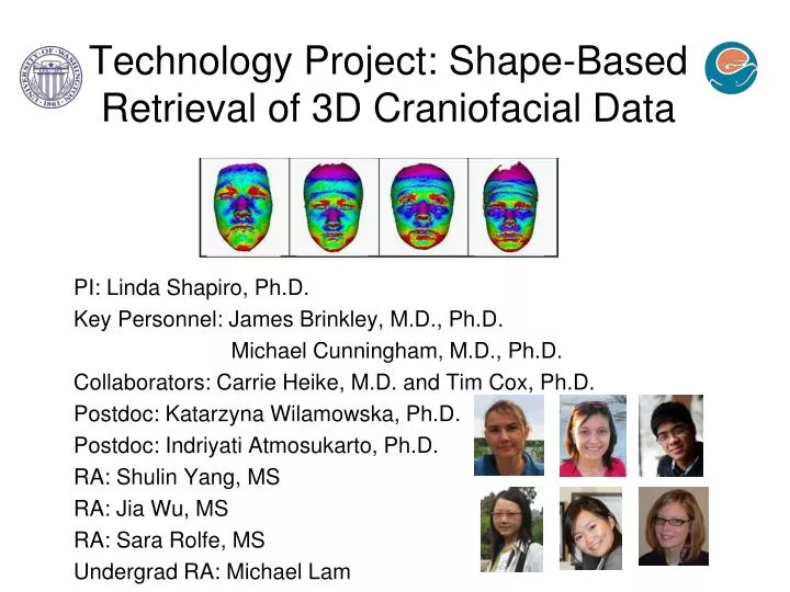 technology project shape based retrieval of 3d craniofacial data