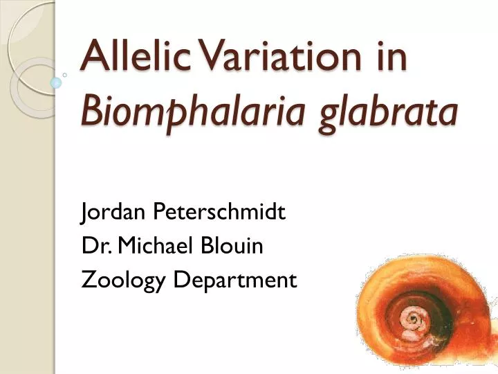 allelic variation in biomphalaria glabrata
