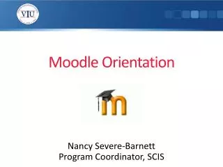 Moodle Orientation