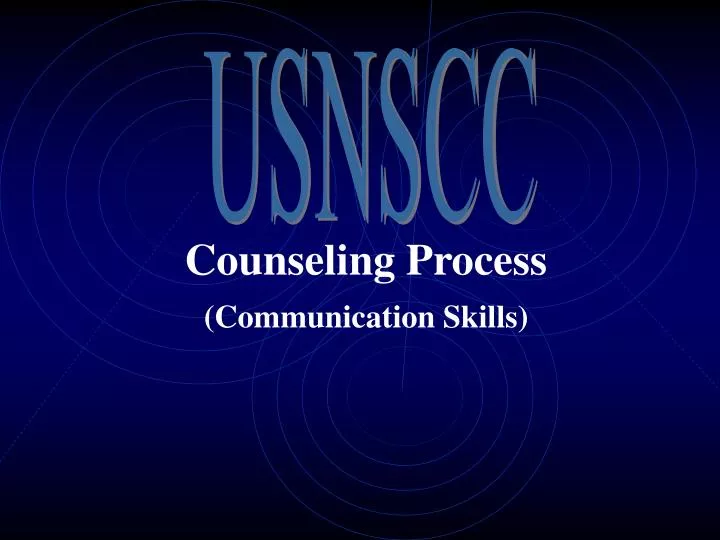 counseling process communication skills