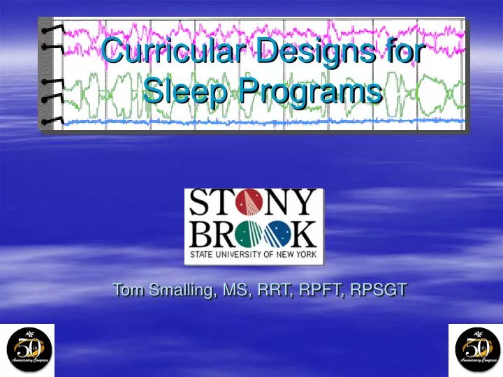 curricular designs for sleep programs