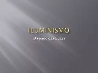 iluminismo