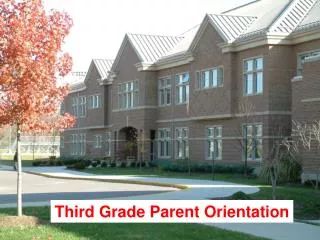 Third Grade Parent Orientation