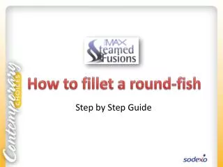 How to fillet a round-fish