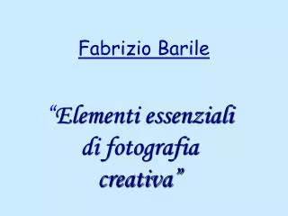 Fabrizio Barile
