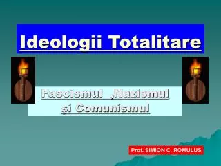 ideologii totalitare
