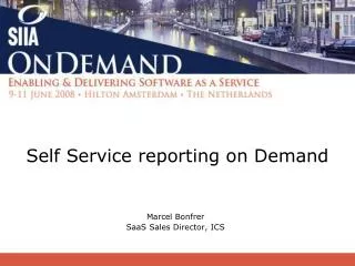 Self Service reporting on Demand