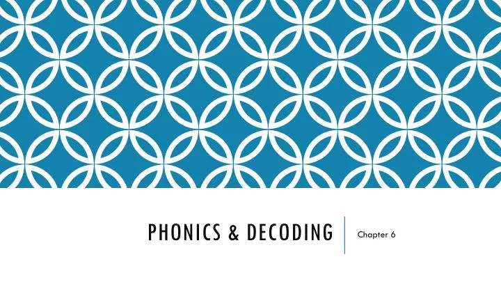 phonics decoding