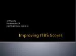 Improving ITBS Scores - slide 1