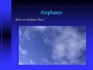 airplanes