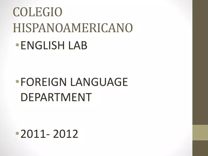colegio hispanoamericano