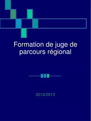 formation de juge de parcours r gional