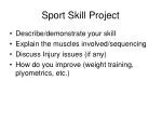 Sport Skill Project - slide 1
