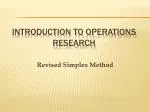 Introduction to Operations Research - slide 1