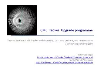 CMS Tracker Upgrade programme