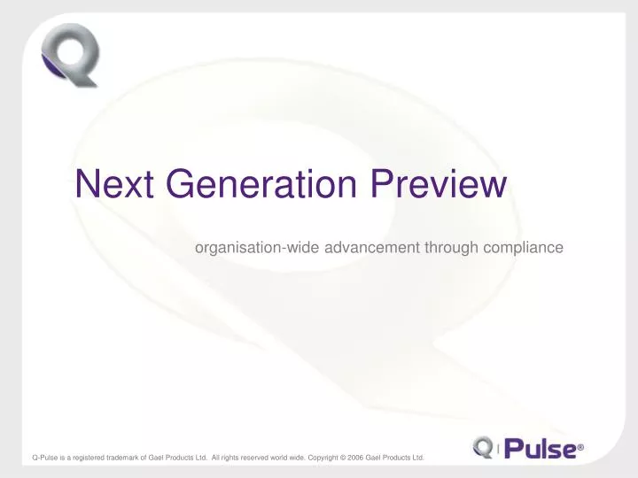 next generation preview