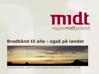 bredb nd til alle ogs p landet