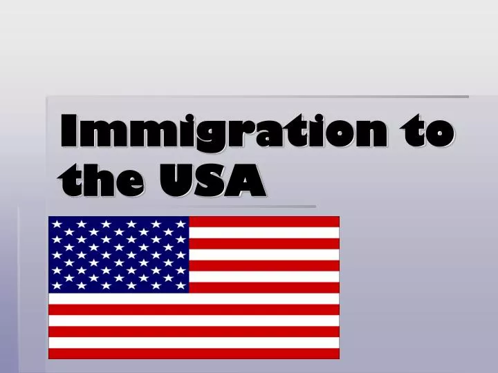 immigration to the usa