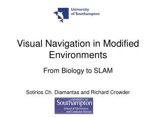 Visual Navigation in Modified Environments