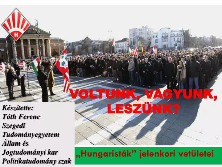 voltunk vagyunk lesz nk