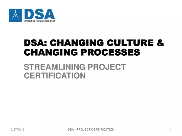 changing culture and changing processes
