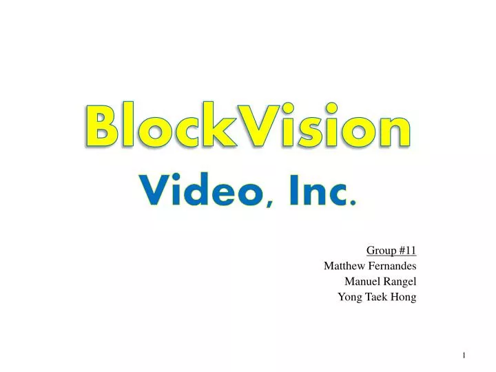 blockvision video inc