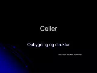celler