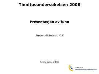 tinnitusunders kelsen 2008