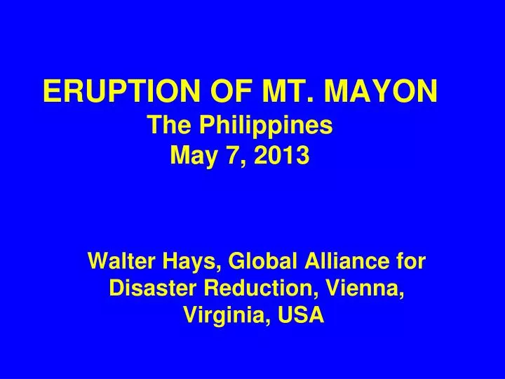 eruption of mt mayon the philippines may 7 2013