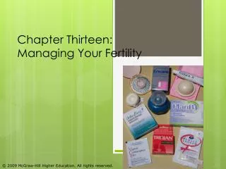 Chapter Thirteen: Managing Your Fertility