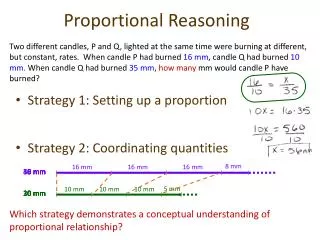 Proportional Reasoning