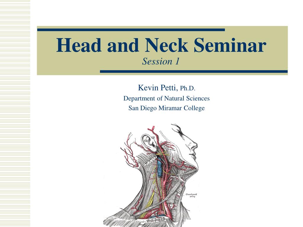 PPT - Head and Neck Seminar Session 1 PowerPoint Presentation, free ...