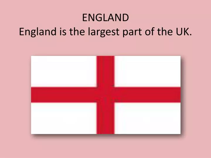 england england is the largest part of the uk