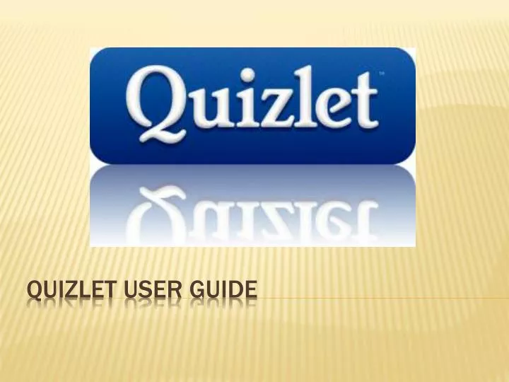 quizlet user guide