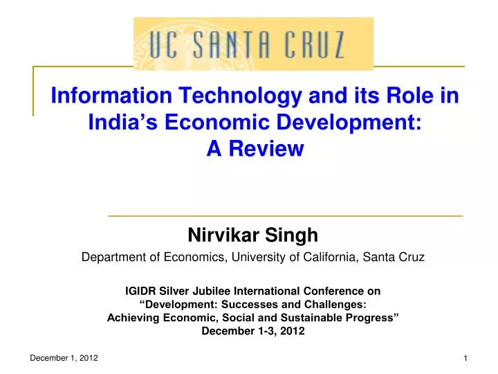 information technology and its role in india s economic development a review
