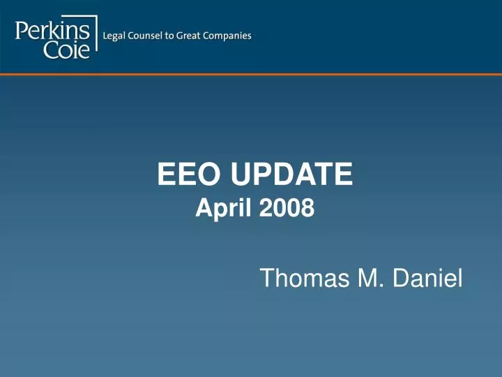eeo update april 2008