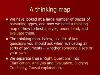 A thinking map