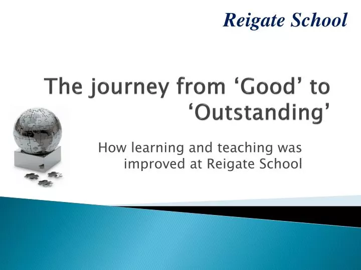 the journey from good to outstanding
