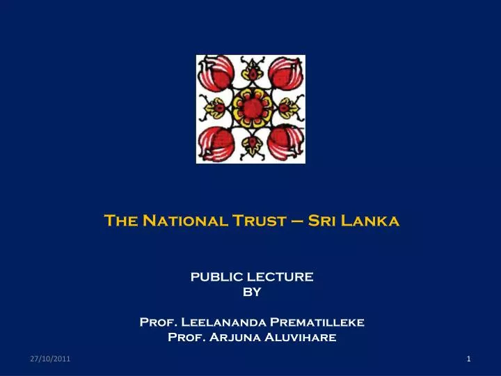 the national trust sri lanka