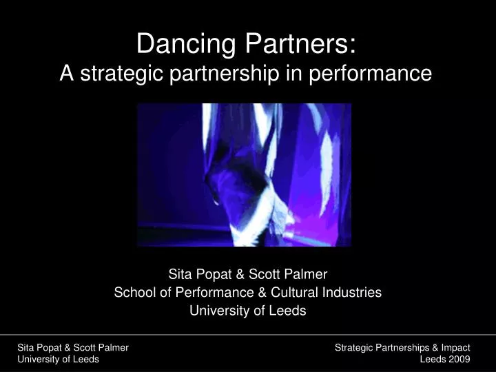 dancing partners a strategic partnership in performance