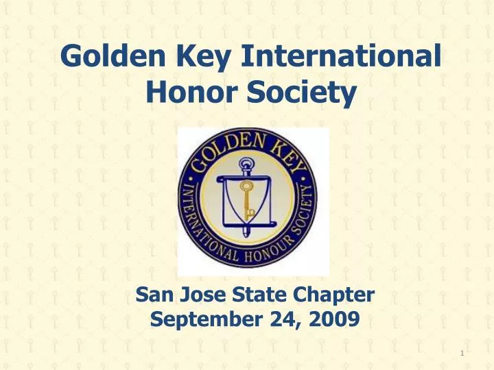 golden key international honor society