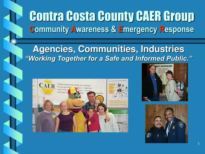 contra costa county caer group c ommunity a wareness e mergency r esponse